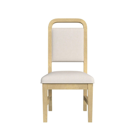 Picket House Furnishings - Woodridge Dining Side Chair with White Fabric in Natural (Set of 2) - D-14440-6-SC2 veiw 2