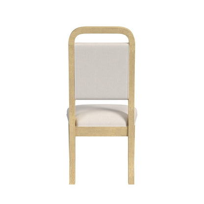 Picket House Furnishings - Woodridge Dining Side Chair with White Fabric in Natural (Set of 2) - D-14440-6-SC2 veiw 3