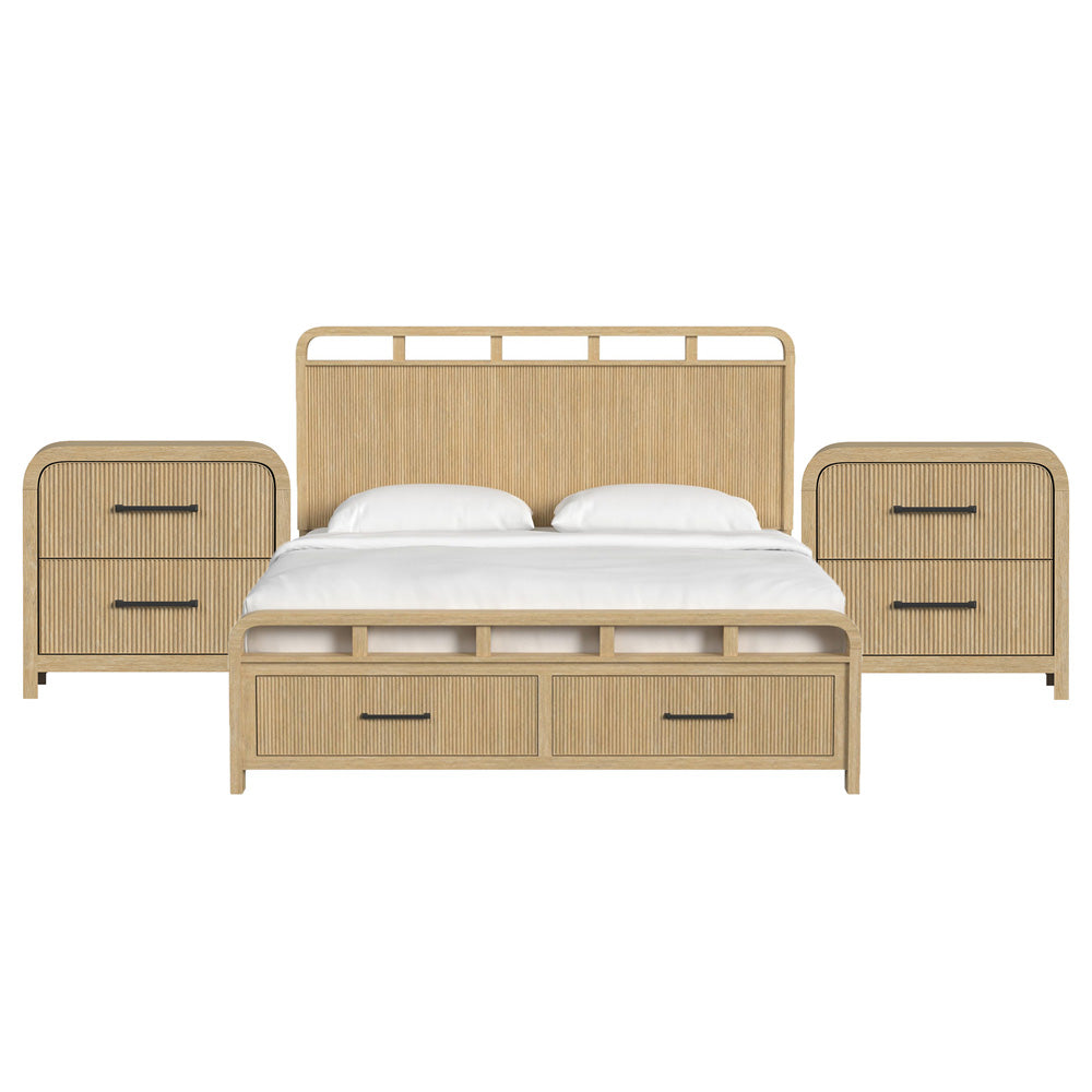 Picket House Furnishings - Woodridge King Storage 3PC Bedroom Set in Natural - B-14440-6-KSB-NS2 view 1