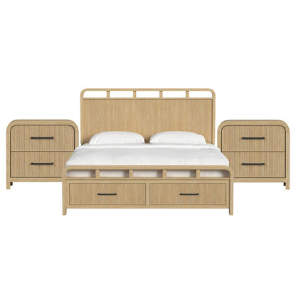 Picket House Furnishings - Woodridge King Storage 3PC Bedroom Set in Natural - B-14440-6-KSB-NS2 view 1