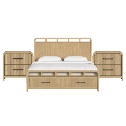 Picket House Furnishings - Woodridge King Storage 3PC Bedroom Set in Natural - B-14440-6-KSB-NS2 view 1