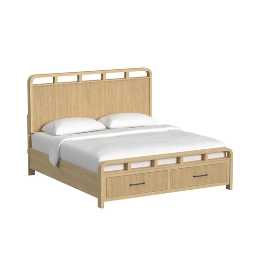 Picket House Furnishings - Woodridge King Storage 5PC Bedroom Set in Natural - B-14440-6-KSB-NSDRC view 2