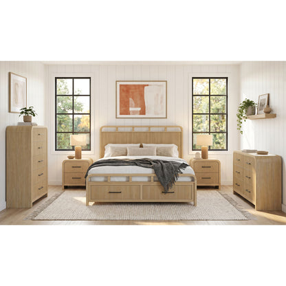 Picket House Furnishings - Woodridge King Storage 5PC Bedroom Set in Natural - B-14440-6-KSB-NSDRC view 6