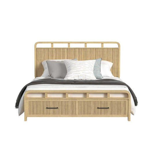 Picket House Furnishings - Woodridge King Storage Bed in Natural - B-14440-6-KSB veiw 2