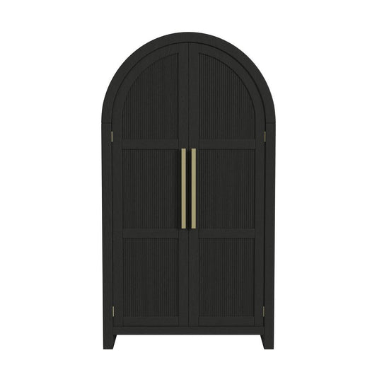 Picket House Furnishings - Woodridge Large Bookcase in Black with Grain - A-14440-8W-CBL veiw 2
