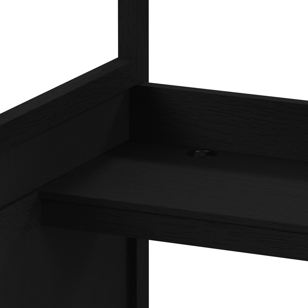 Picket House Furnishings - Woodridge Loft Complete Bunk Bed in Black with Grain - Y-14440-8W-LB view 7