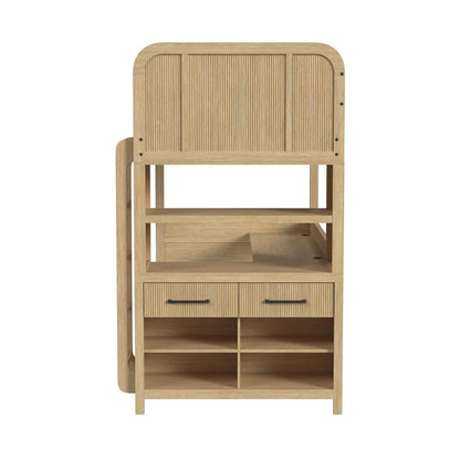 Picket House Furnishings - Woodridge Loft Complete Bunk Bed in Natural - Y-14440-6-LB view 3