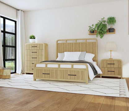 Picket House Furnishings - Woodridge Queen Storage 3PC Bedroom Set in Natural - B-14440-6-QSB-3PC veiw 5