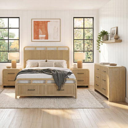 Picket House Furnishings - Woodridge Queen Storage 4PC Bedroom Set in Natural - B-14440-6-QSB-NSDR view 5