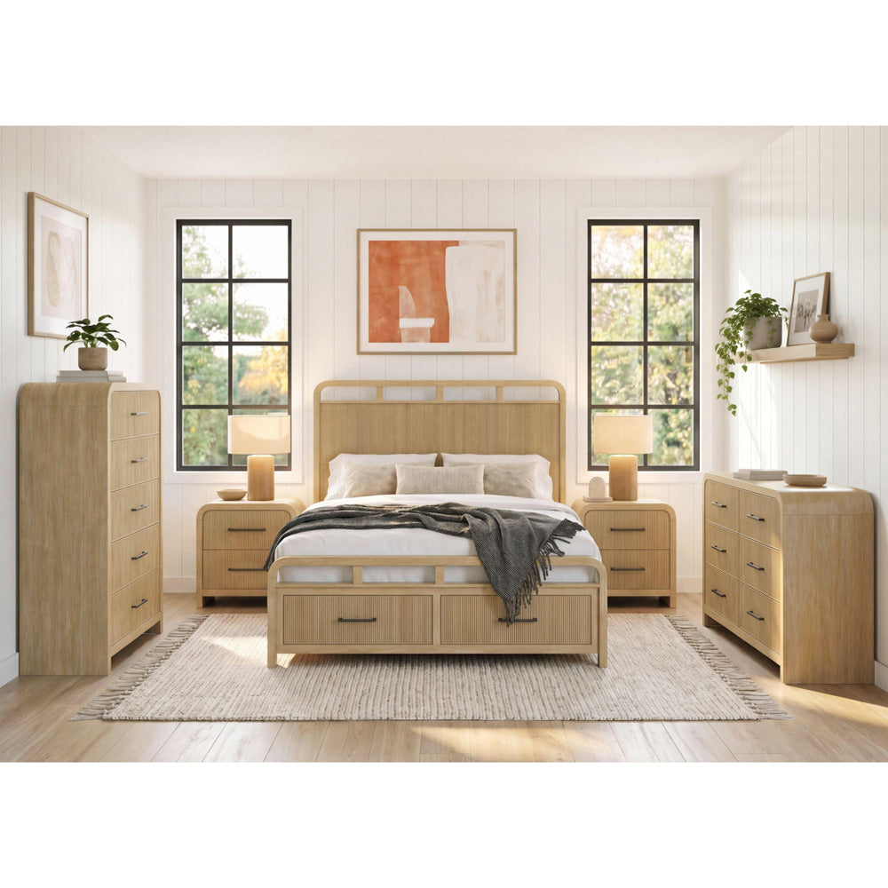 Picket House Furnishings - Woodridge Queen Storage 5PC Bedroom Set in Natural - B-14440-6-QSB-NSDRC view 7