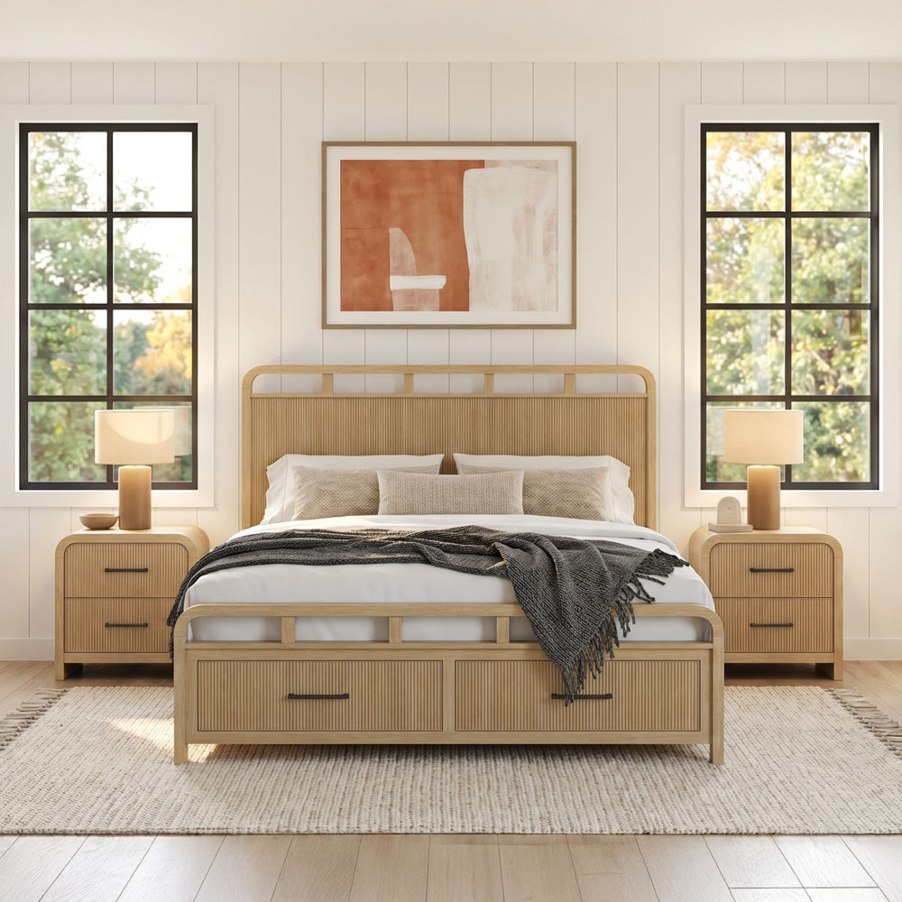 Picket House Furnishings - Woodridge Queen Storage 5PC Bedroom Set in Natural - B-14440-6-QSB-NSDRC view 8