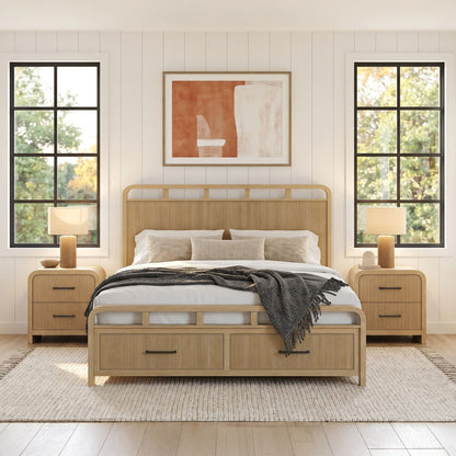 Picket House Furnishings - Woodridge Queen Storage 5PC Bedroom Set in Natural - B-14440-6-QSB-NSDRC view 8
