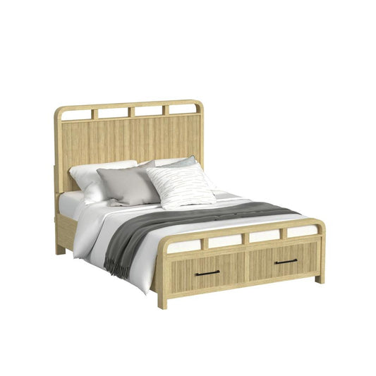 Picket House Furnishings - Woodridge Queen Storage 5PC Bedroom Set in Natural - B-14440-6-QSB-5PC veiw 2