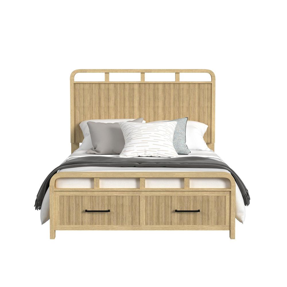 Picket House Furnishings - Woodridge Queen Storage Bed in Natural - B-14440-6-QSB veiw 2