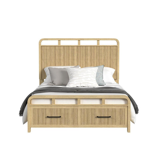 Picket House Furnishings - Woodridge Queen Storage Bed in Natural - B-14440-6-QSB veiw 2
