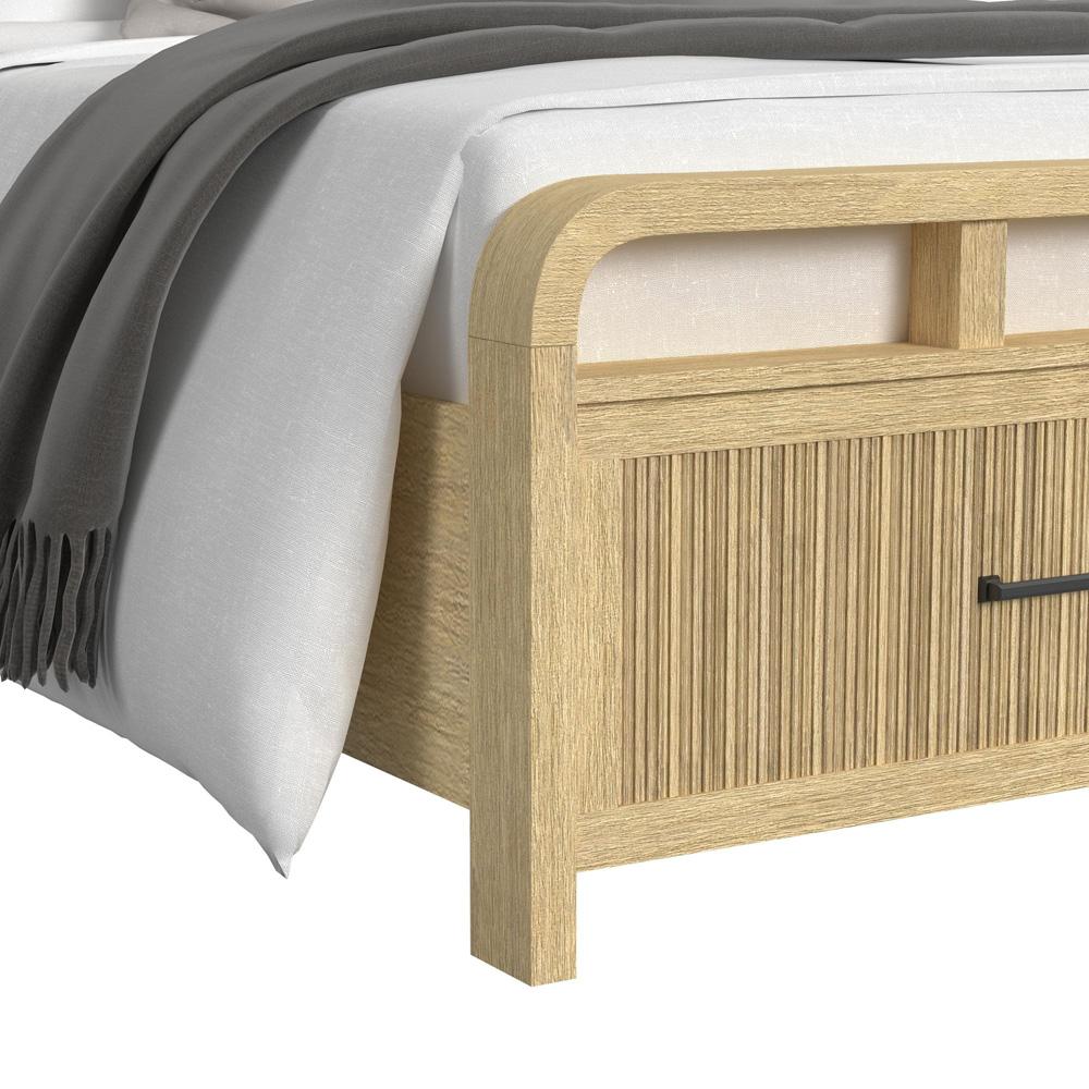 Picket House Furnishings - Woodridge Queen Storage Bed in Natural - B-14440-6-QSB veiw 3