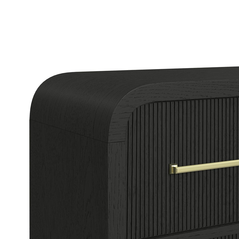 Picket House Furnishings - Woodridge  Server in Black with Grain - D-14440-8W-SV view 3
