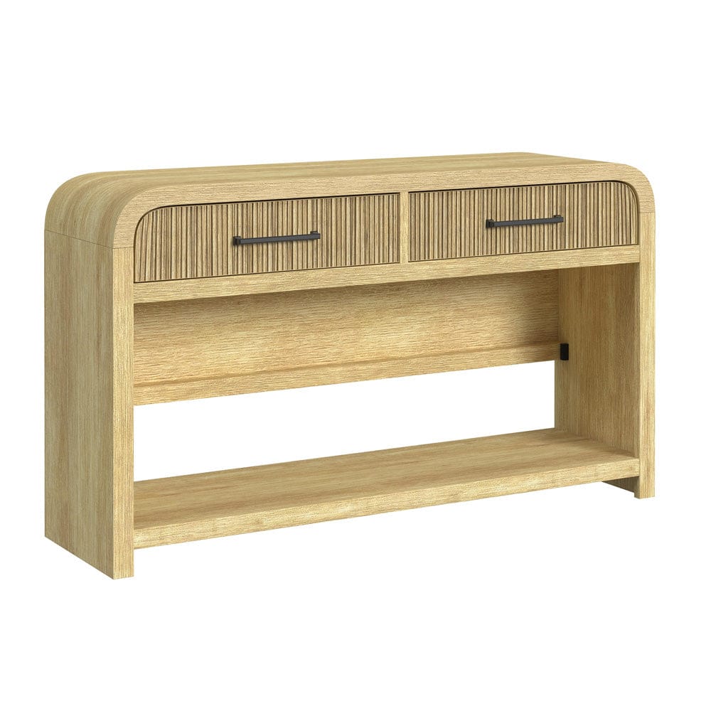 Picket House Furnishings -  Woodridge Sofa Table with Bottom Shelf in Natural - T-14440-6-ST view 1