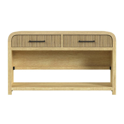 Picket House Furnishings -  Woodridge Sofa Table with Bottom Shelf in Natural - T-14440-6-ST view 2