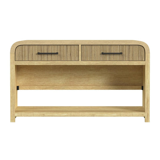 Picket House Furnishings -  Woodridge Sofa Table with Bottom Shelf in Natural - T-14440-6-ST view 2