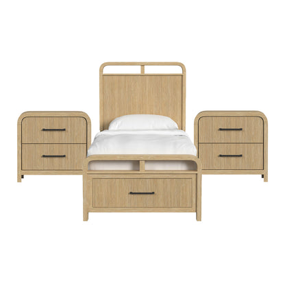 Picket House Furnishings - Woodridge Twin Storage 3PC Bedroom Set in Natural - B-14440-6-TSB-NS2 view 1