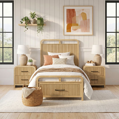 Picket House Furnishings - Woodridge Twin Storage 3PC Bedroom Set in Natural - B-14440-6-TSB-NS2 view 4