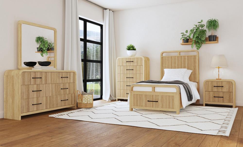 Picket House Furnishings - Woodridge Twin Storage Bed in Natural - B-14440-6-TSB veiw 4