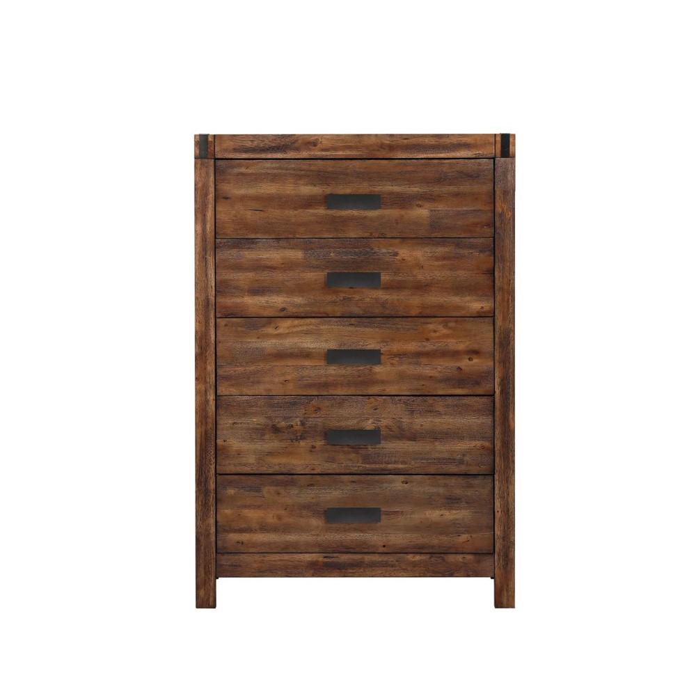 Picket House Furnishings - Wren 5-Drawer Chest in Chestnut - WN100CH veiw 2