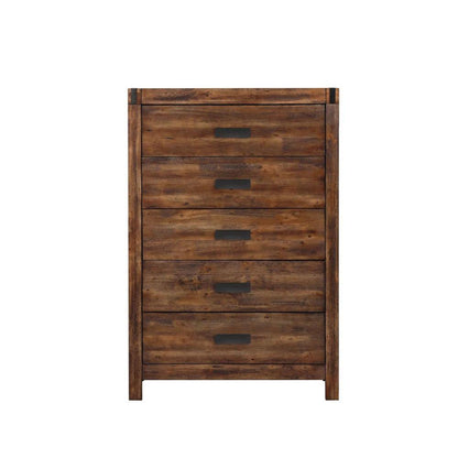 Picket House Furnishings - Wren 5-Drawer Chest in Chestnut - WN100CH veiw 2