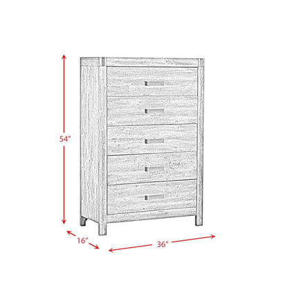 Picket House Furnishings - Wren 5-Drawer Chest in Chestnut - WN100CH veiw 9