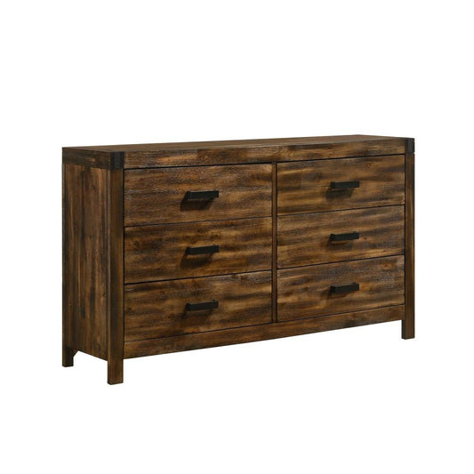 Picket House Furnishings - Wren 6-Drawer Dresser in Chestnut - WN100DR veiw 1