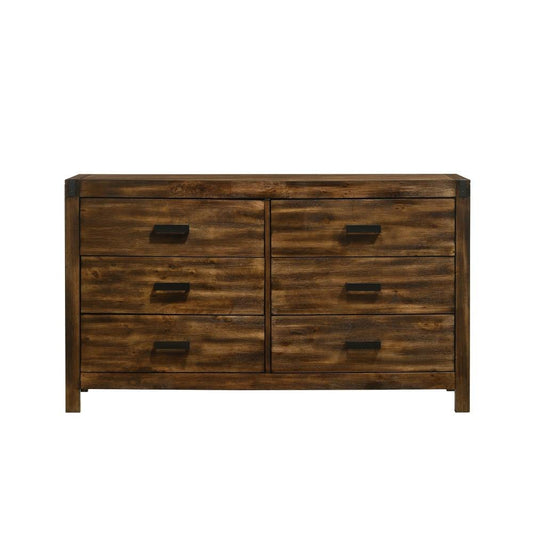 Picket House Furnishings - Wren 6-Drawer Dresser in Chestnut - WN100DR veiw 2