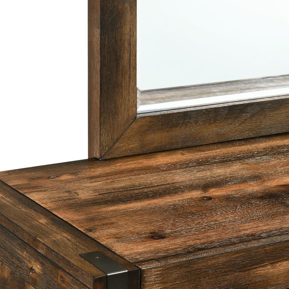 Picket House Furnishings - Wren Full 5PC Platform Storage Bedroom Set In Chestnut - WN100FSB5PC veiw 13