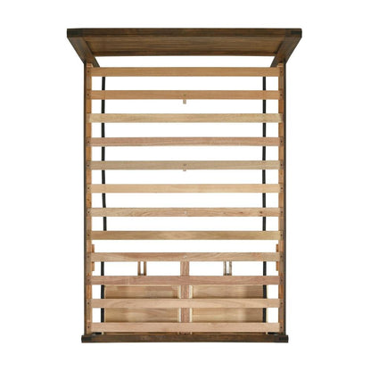 Picket House Furnishings - Wren Full Platform Storage Bed in Chestnut - WN100FSB veiw 3