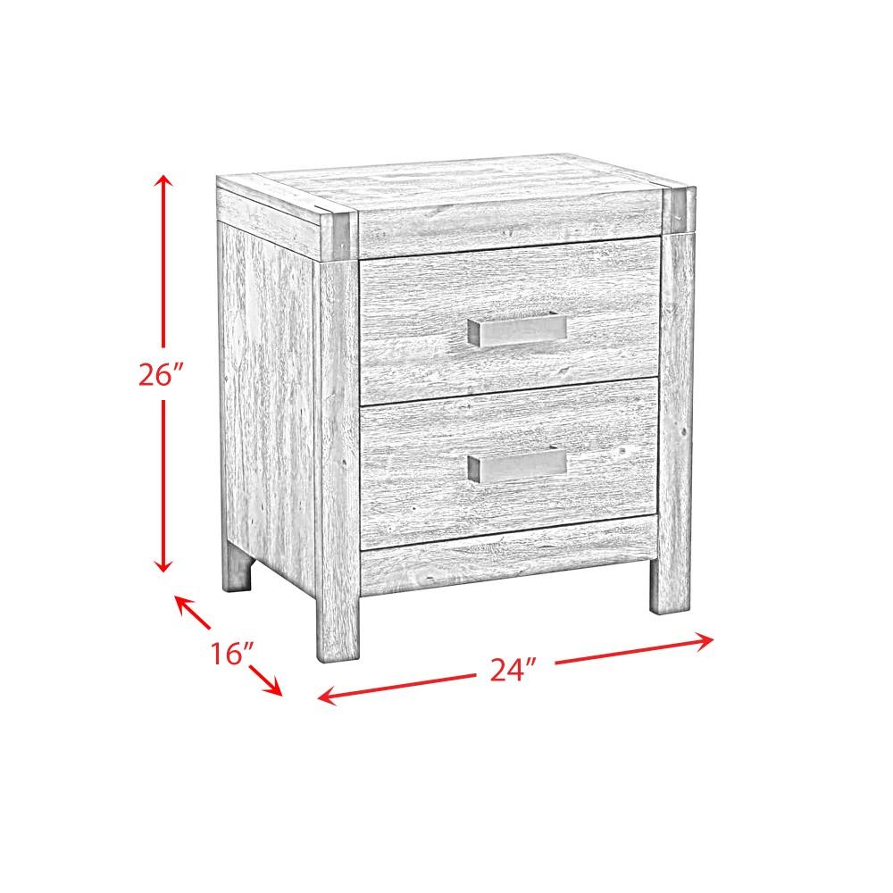 Picket House Furnishings - Wren Nightstand in Chestnut - WN100NS veiw 8