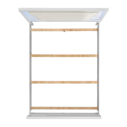 Picket House Furnishings - Xena Full UPH 3PC Bedroom Set with Lights in White - B-14260-7-FUB-3PC veiw 5