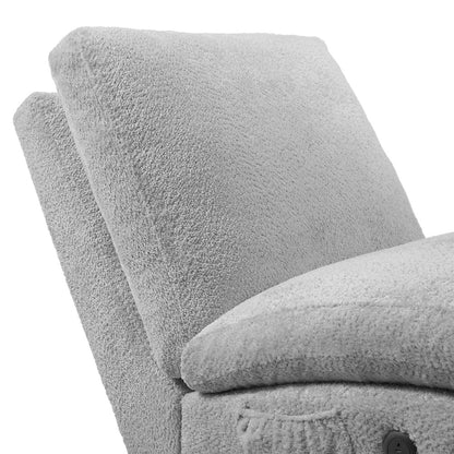 Picket House Furnishings - York Chaise with Heat Massage, USBC, LED in Glam Fog - U-11260-12090-110M view 5
