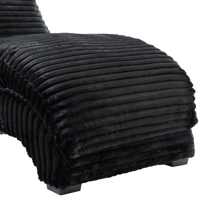 Picket House Furnishings - York Chaise with Heat Massage, USBC, LED in Masis Black - U-11260-8847-110M view 7