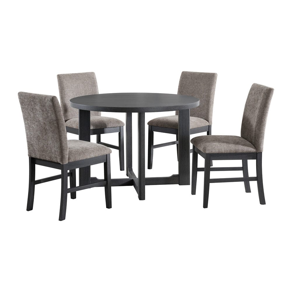 Picket House Furnishings -  Yorkshire  5PC Dining Set with Table and 4 Chairs in Espresso - D-19600-3-5DS view 1