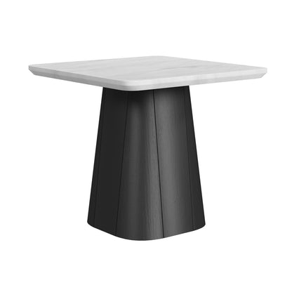 Picket House Furnishings -  Yuri 2PC Occasional Table Set in White and Black-Coffee Table & End Table - T-9130-8-2PC veiw 3