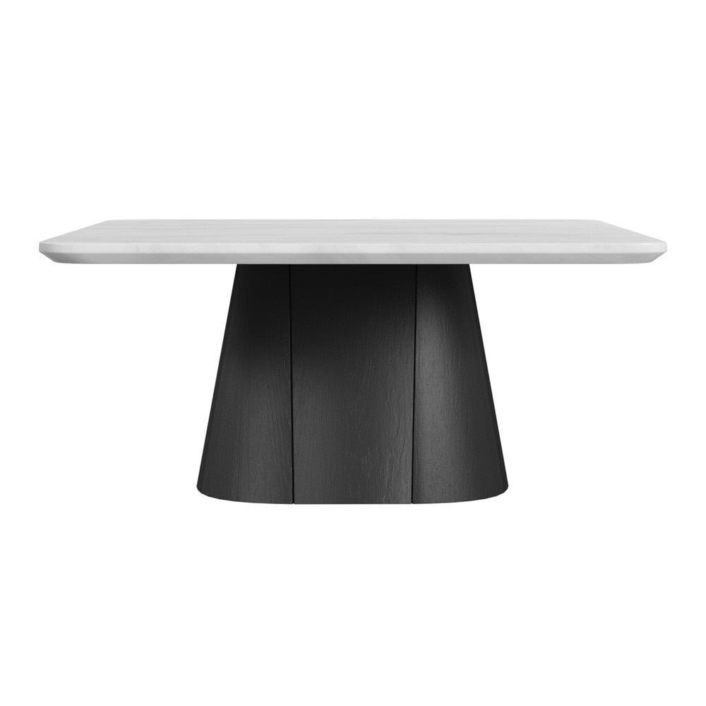 Picket House Furnishings -  Yuri Coffee Table in White and Black - T-9130-8-CT veiw 2