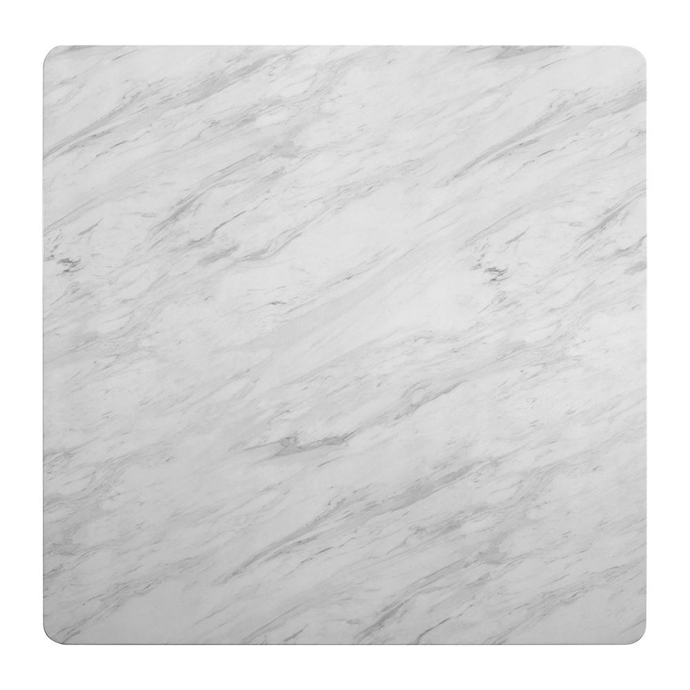 Picket House Furnishings - Yuri Square Dining Table in White and Black - D-9130-8-SDT veiw 3