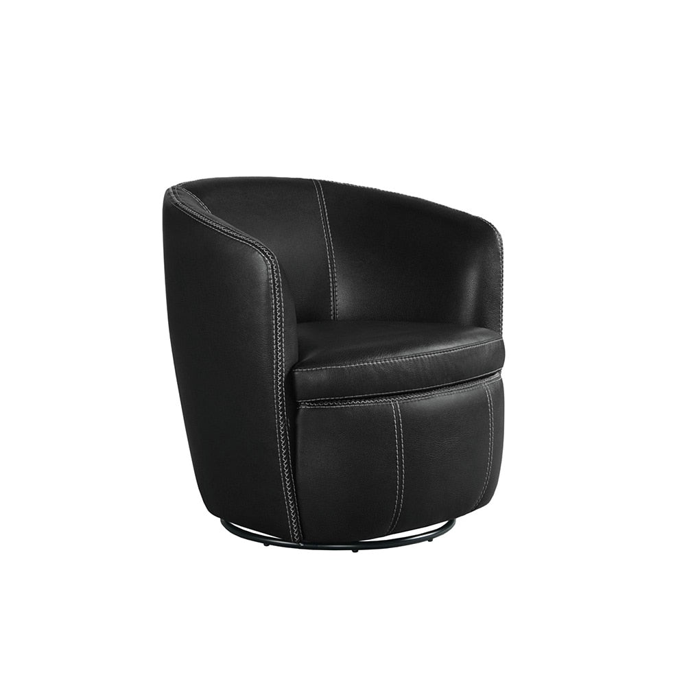 Picket House Furnishings - Zenith Swivel Chair in Pebble Black - U-5470-8206-101 veiw 2