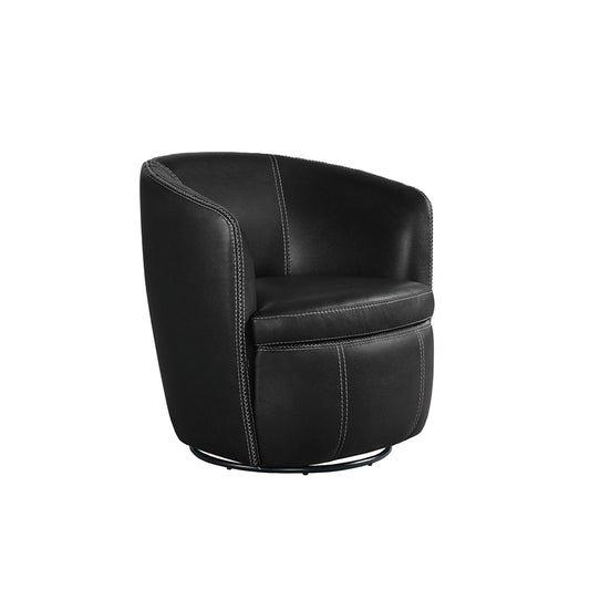 Picket House Furnishings - Zenith Swivel Chair in Pebble Black - U-5470-8206-101 veiw 2