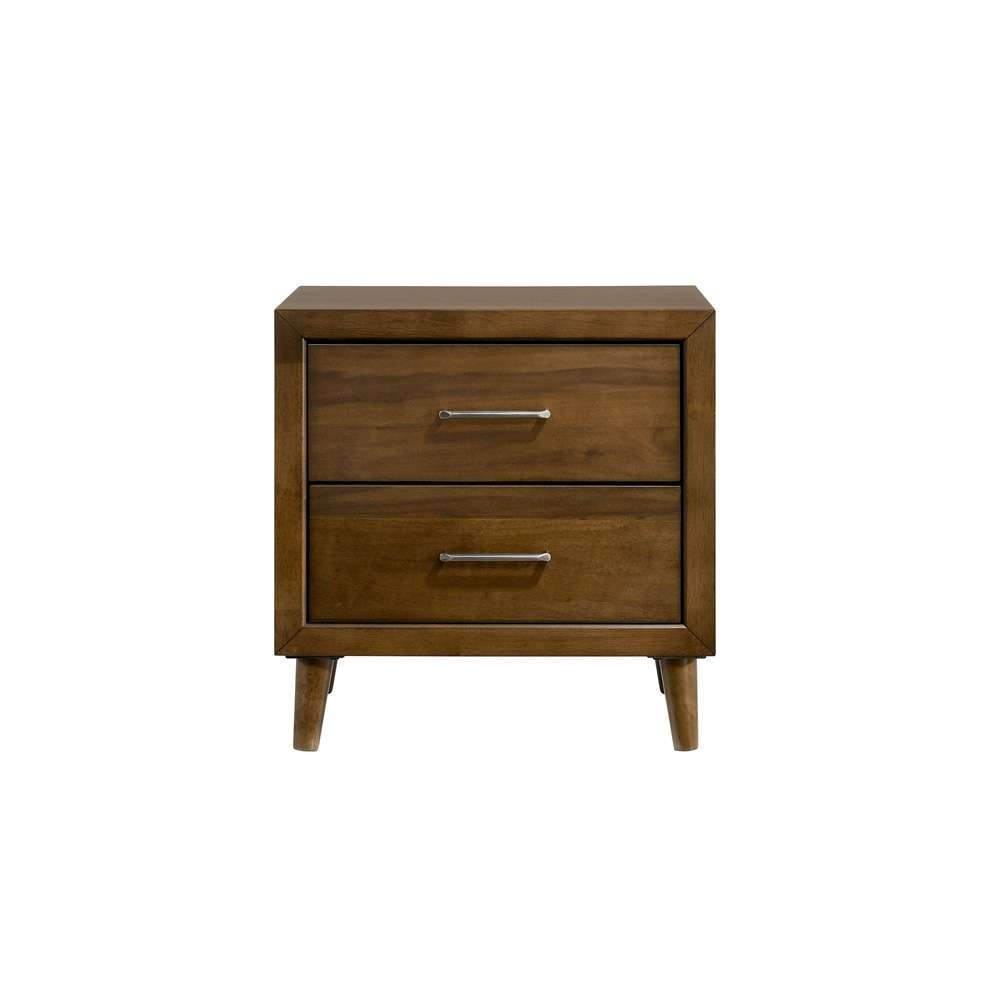 Picket House Furnishings - Zuma 2-Drawer Nightstand in Walnut - MC400NS veiw 3