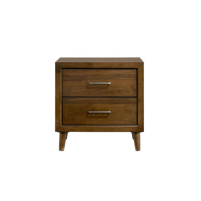 Picket House Furnishings - Zuma 2-Drawer Nightstand in Walnut - MC400NS veiw 3