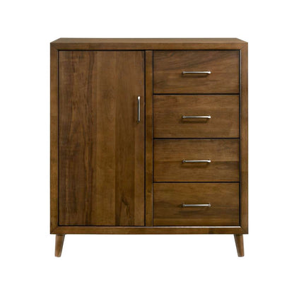 Picket House Furnishings - Zuma 4-Drawer Chest in Walnut - MC400CH veiw 3