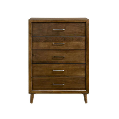 Picket House Furnishings - Zuma 5-Drawer Chest in Walnut - MC400CH5 veiw 2