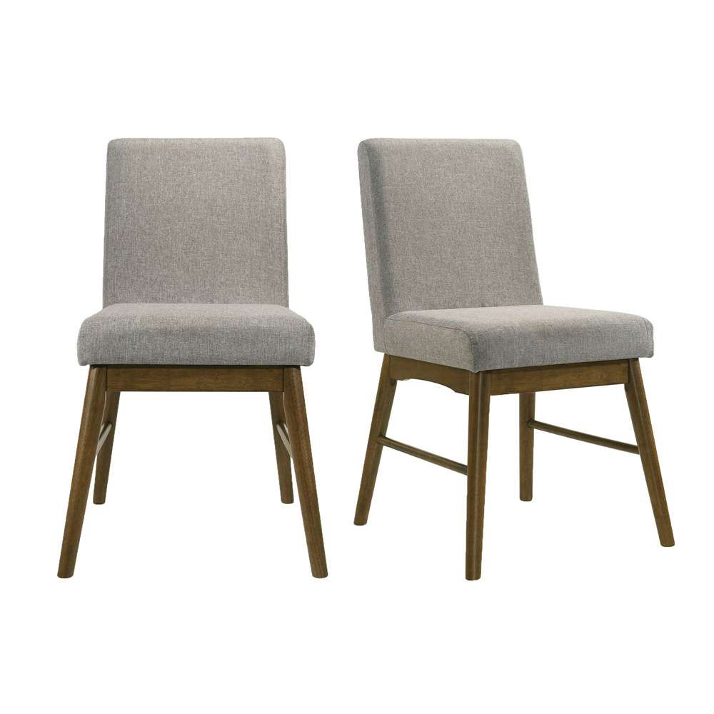 Picket House Furnishings - Zuma Dining Side Chair with Warm Fabric in Walnut (Set of 2) - D-4650-5-SC veiw 1