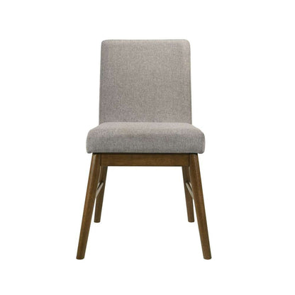 Picket House Furnishings - Zuma Dining Side Chair with Warm Fabric in Walnut (Set of 2) - D-4650-5-SC veiw 3